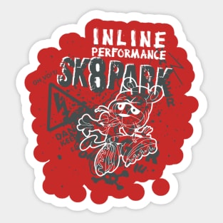 inline performance Sticker